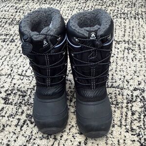 Kamik Black Insulated Snow Boots